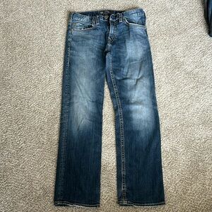 Silver Grayson Heritage Blue Jeans